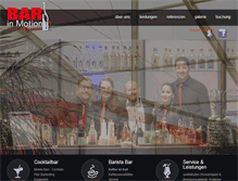 Tablet Screenshot of bar-in-motion.de